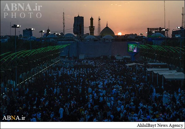 لحظه غروب آفتاب از بین‌ الحرمین در روز عرفه/ تصاویر