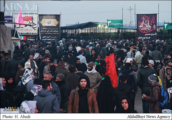تجمع زائران در مرز شلمچه/ عکس