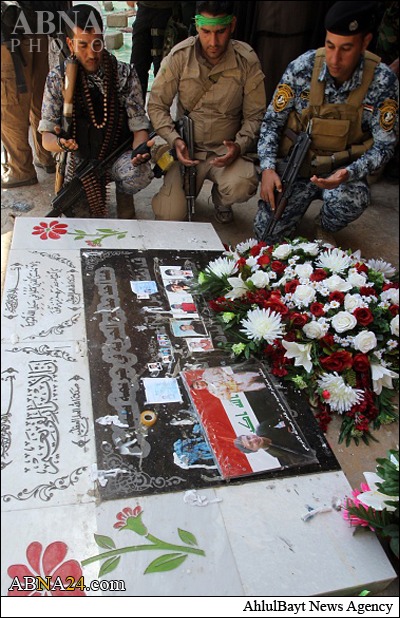 قتلگاه داعش در تکریت به زیارتگاه تبدیل شد + تصاویر