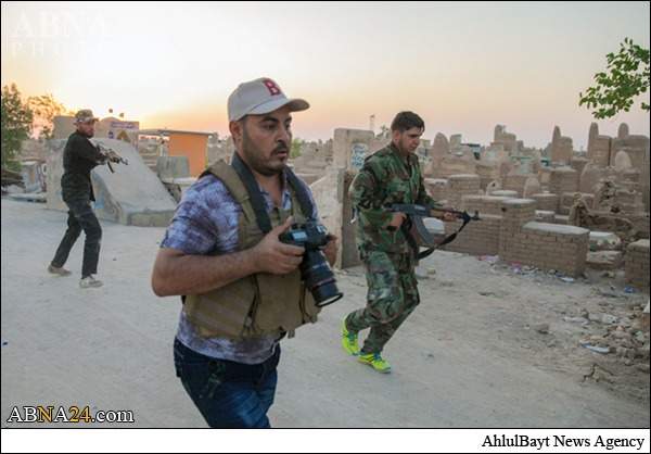 عکاسان جبهه‌های جنگ با داعش + عکس
