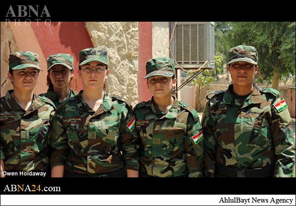 اعلام موجودیت گروه دختران خورشید با هدف مبارزه با داعش + عکس