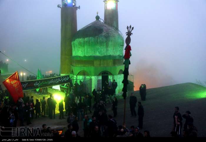 مراسم علم بندی در ماسوله / گزارش تصویری