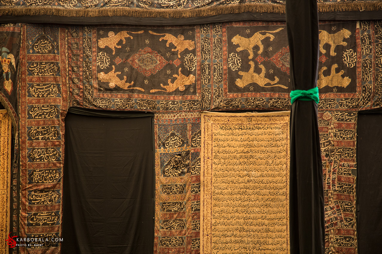 گزارش تصویری از حسینیه سادات اخوی در محرم با قدمتی بیش از 150 سال