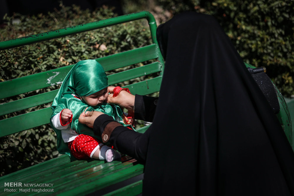 شیرخوارگان حسینی در عزای حسین (ع)/ گالری عکس