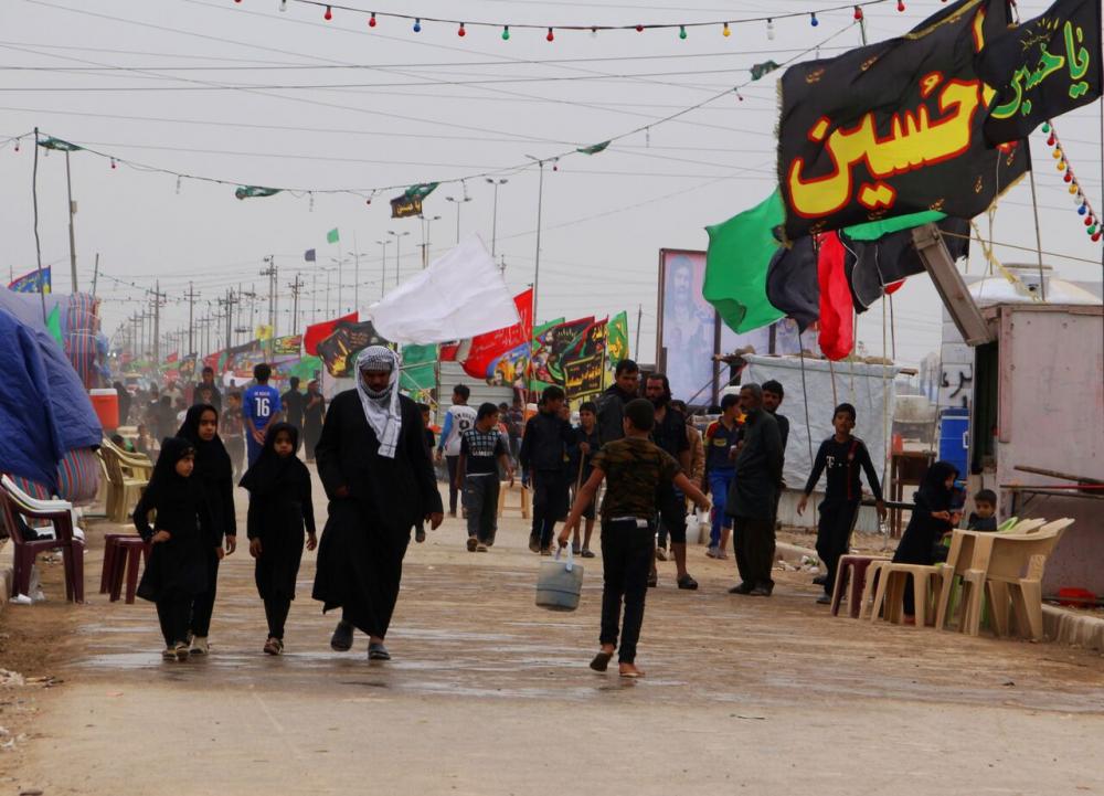 گزارش تصویری راهپیمای اربعین اهالی میسان عراق