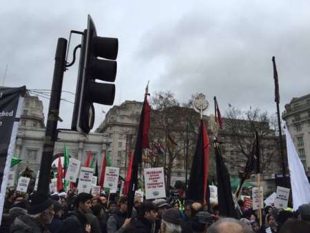 برگزاری راهپیمایی عظیم اربعین حسینی (ع) در قلب لندن