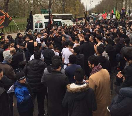 برگزاری راهپیمایی عظیم اربعین حسینی (ع) در قلب لندن