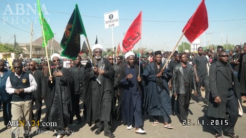 پیاده روی اربعین حسینی در مناطق مختلف کشور نیجریه/ گزارش تصویری