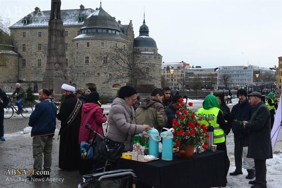 برپایی خیمه اباعبدلله الحسین (ع) در سوئد/ گزارش تصویری
