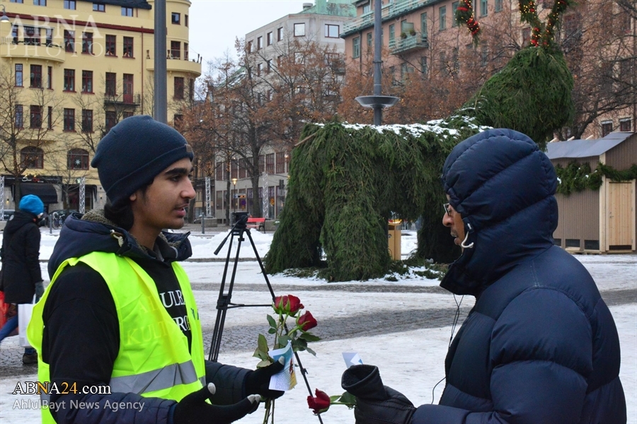 برپایی خیمه اباعبدلله الحسین (ع) در سوئد/ گزارش تصویری