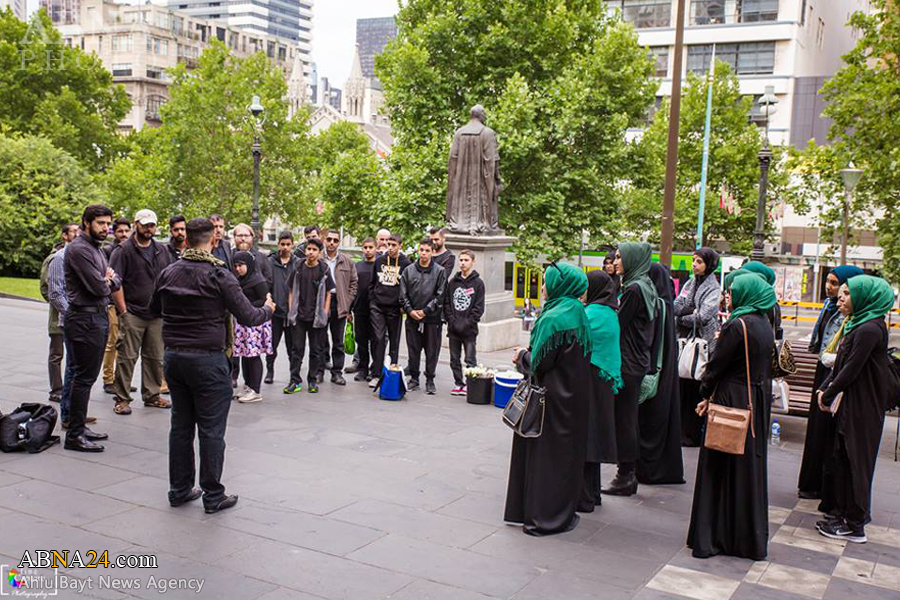 اقدام جالب جوانان مسلمان شیعه در استرالیا/ گزارش تصویری