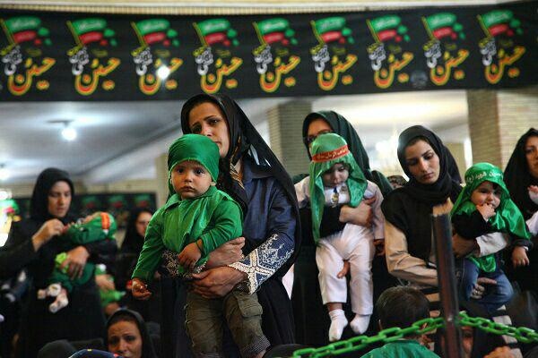 گزارش تصویری از مراسم شیرخوارگان حسینی در نقاط مختلف کشور