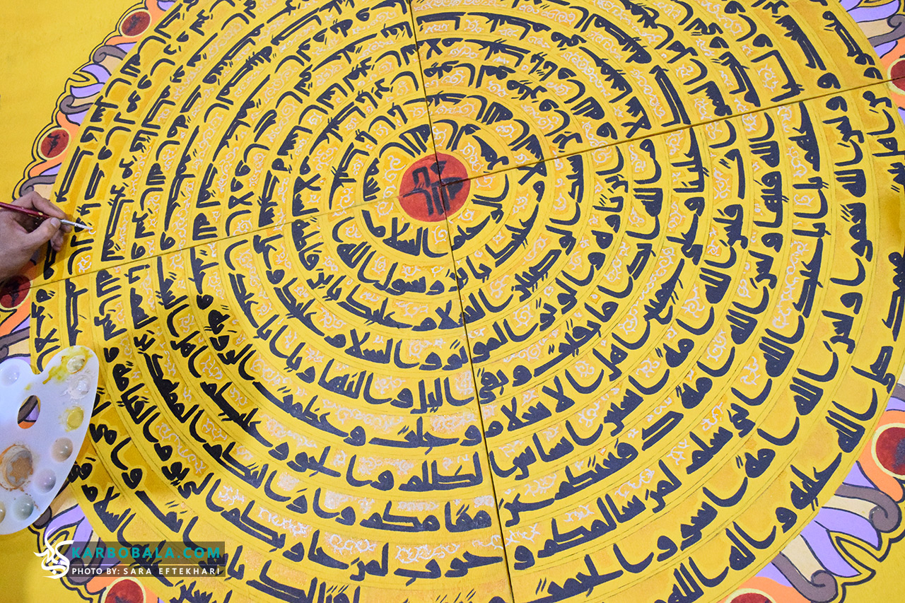 گزارش تصویری از نمایشگاه خوشنویسی و تایپوگرافی «ارادت قلم» در برج میلاد با موضوع امام حسین علیه‌السلام