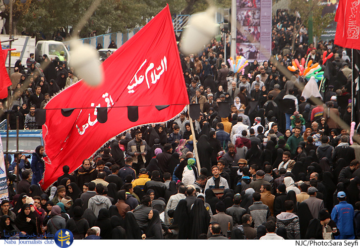 تصاویری از پیاده روی اربعین حسینی در تهران