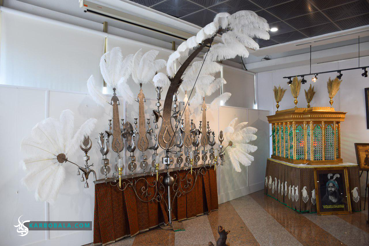 تصاویری زیبا از نمایشگاه «خیمه‌گاه هنرهای آیینی» در برج میلاد