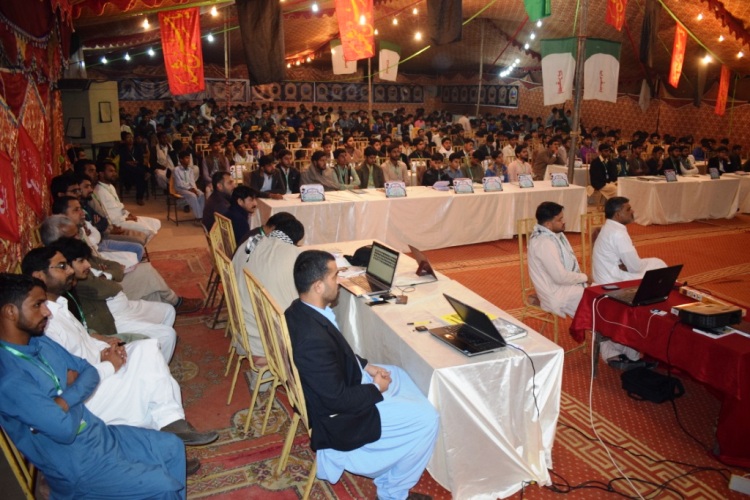 چهل و هفتمین گردهمایی سالانه دانشجویان پاکستان با عنوان راهیان کربلا و عاشقان مهدی (عج) + تصاویر