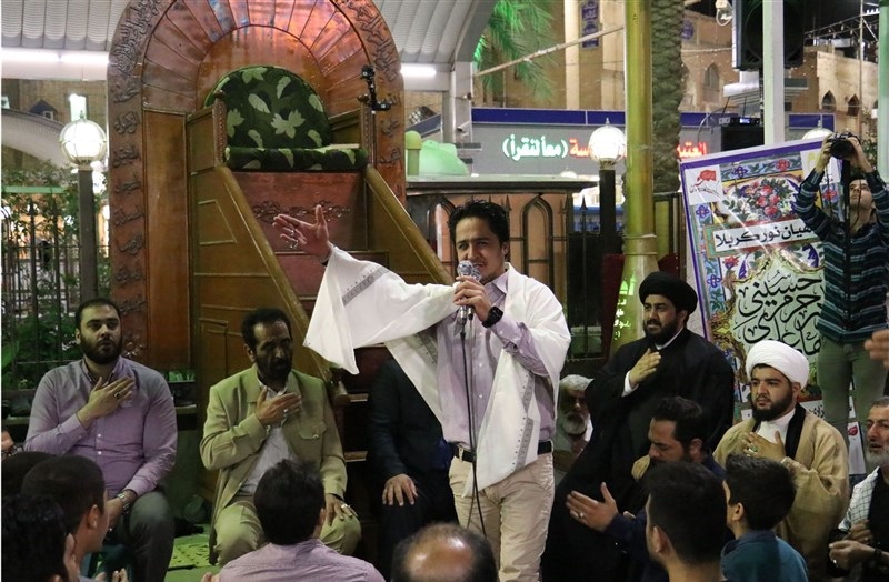 نهمین شب از محفل "بهار علوی" در حرم حسینی