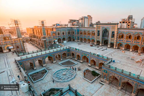 گزارش تصویری صحن حضرت زهرا (س)؛ بزرگ‌ترین پروژه عتبات عالیات