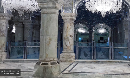 پیشرفت پروژه صحن حضرت زهرا (س) در یک نگاه / گزارش تصویری