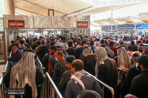 حضور زائران در حرم مطهر علوی به مناسبت عید مبعث / گزارش تصویری