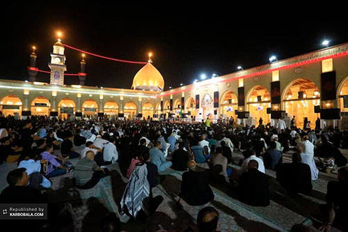 مسجد کوفه میزبان عزاداران سفیر الحسین (ع) / عکس