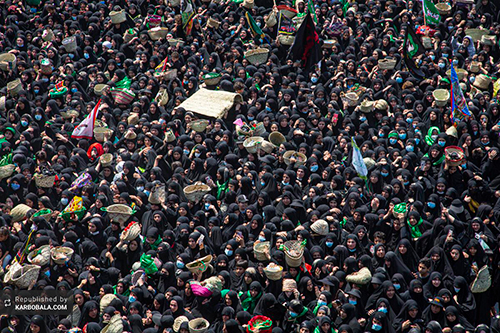 عزاداری باشکوه «یوم الدفن» در کربلای معلی / گزارش تصویری