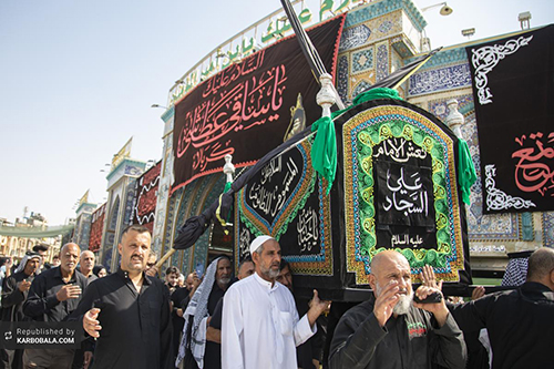 کربلای معلی در شب و روز شهادت امام سجاد (ع) / گزارش تصویری