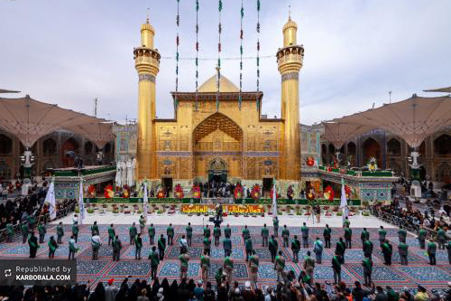 اجتماع عظیم شیعیان در نجف همزمان با عید مبعث / گزارش تصویری