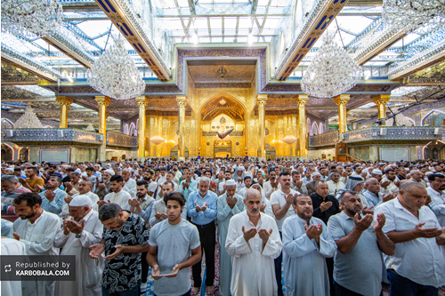 اقامه باشکوه نماز عید قربان در بین‌الحرمین / گزارش تصویری