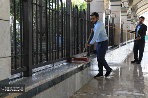 آماده‌سازی بین‌الحرمین جهت خدمت‌رسانی به زائران در فصل زمستان