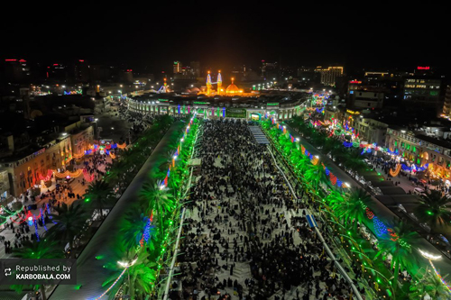 کربلا در شب میلاد حضرت علی بن الحسین (ع) / گزارش تصویری