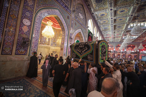 خادمان و زائران آستان حسینی در عزای یادگار کربلا / گزارش تصویری