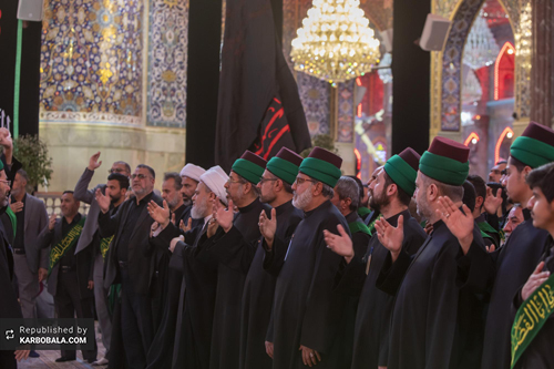 گرامیداشت سالروز شهادت امام هادی (ع) توسط خادمان حرمین کربلا/ گزارش تصویری