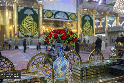 شادی زائران حسینی در سالروز مولود ابن الرضا (ع)