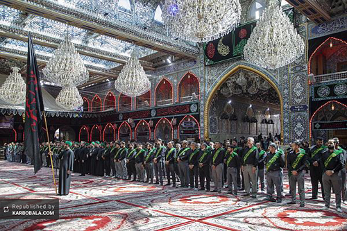 آئین سنتی سوگواری خادمان آستان حضرت ابالفضل (ع)/ گزارش تصویری