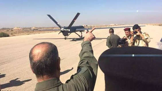 پرواز پهپاد چینی در آسمان عراق