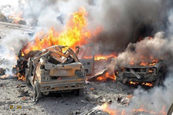 بر اثر انفجار در مسیر کاروان حسینی در عراق
