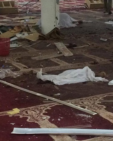 انفجار انتحاری در مسجد شیعیان اسماعیلی عربستان