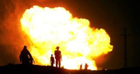 انفجار تروریستی در میدان نفتی خباز