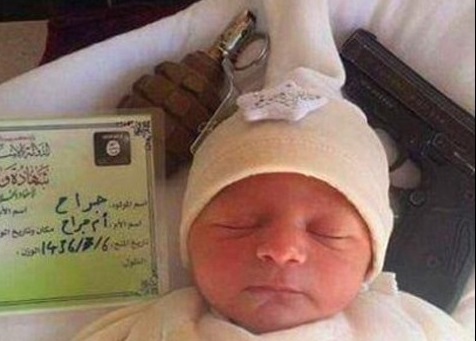 سوءاستفاده داعش از نوزادان + عکس