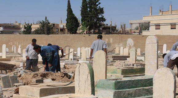 داعش تخریب قبور قبرستان‌های تدمر را آغاز کرد + تصاویر
