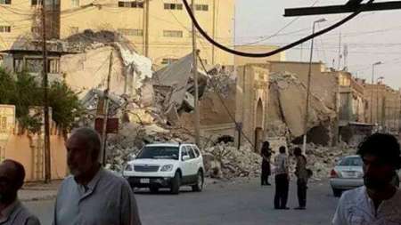 داعش یک مسجد در موصل را با خاک یکسان کرد
