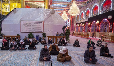 مراسم سوگواری شهادت حضرت زهرا (س) در کربلای معلی