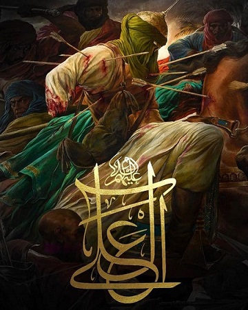 تابلوهای عاشورایی «حسن روح‌الامین» در نمایشگاه «آل علی علیهم‌السلام»