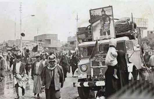 مسیر پیاده روی اربعین در زمان صدام
