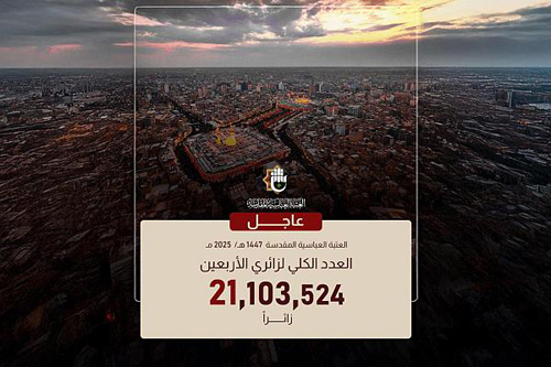 حضور 21 میلیون زائر در مراسم اربعین حسینی