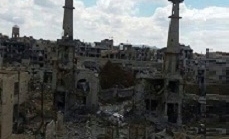 تصویری از ویرانی حرم حضرت سکینه (س) در بحران سوریه