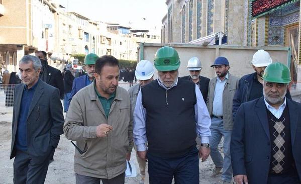 بازدید رئیس ستاد بازسازی عتبات از پیشرفت طرح توسعه حرم امام حسین (ع)