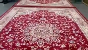 اهداء بیش از 100 تخته فرش نفیس برای بازسازی حرمین سوریه