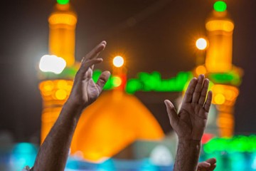 شب بیست و سوم رمضان در جوار حرم سیدالشهدا (ع) / گزارش تصویری